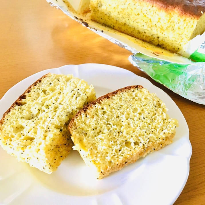 ホットケーキミックスで！紅茶のパウンドケーキ